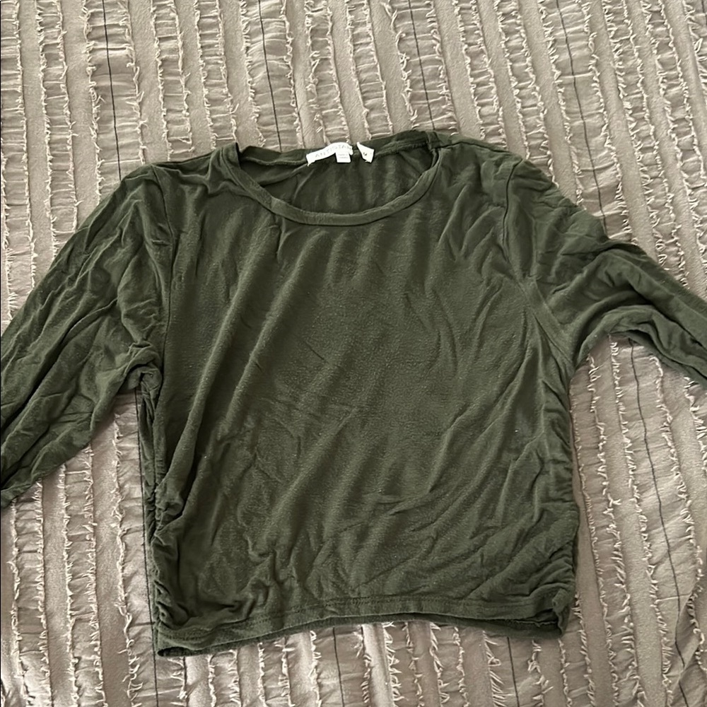 Olive Green Women's Top
